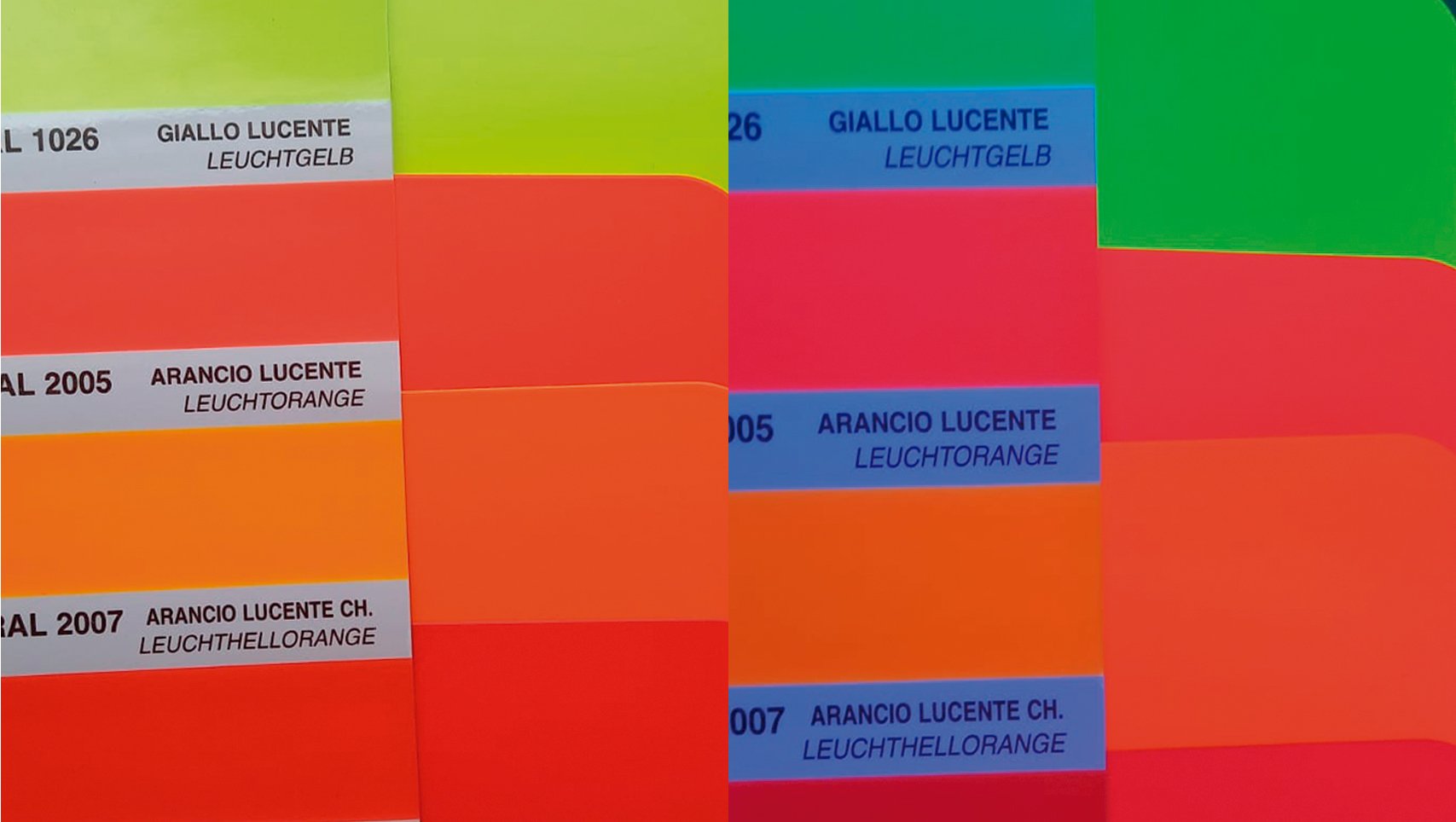 Fluorine colors