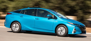 Toyota Prius Prime blue